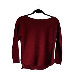 Charter Club Pure Cashmere Long-Sleeve Shirttail Sweater